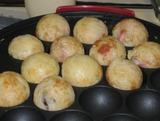 丸々としたたこ焼き!